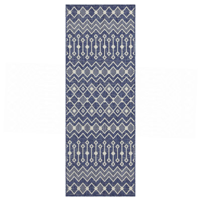 Blue Indoor/Outdoor Area Rug