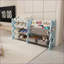 Rangement pour jouets pour enfants, bibliothèque à 2 niveaux et 12 bacs | Bleu marine | Polyéthylène-701233570