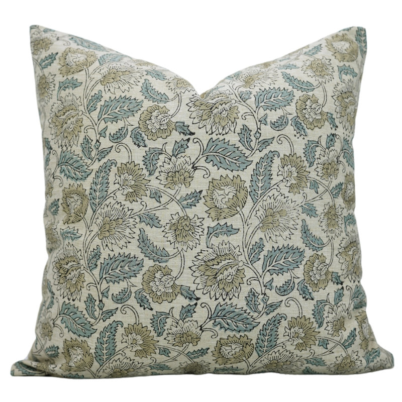 Housse de coussin décoratif décoratif Fabcline, coussin décoratif doux et durable pour canapé ou salon, Varmala, Carré