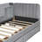 Twin Size Upholstered Daybed with Storage-1870449865
