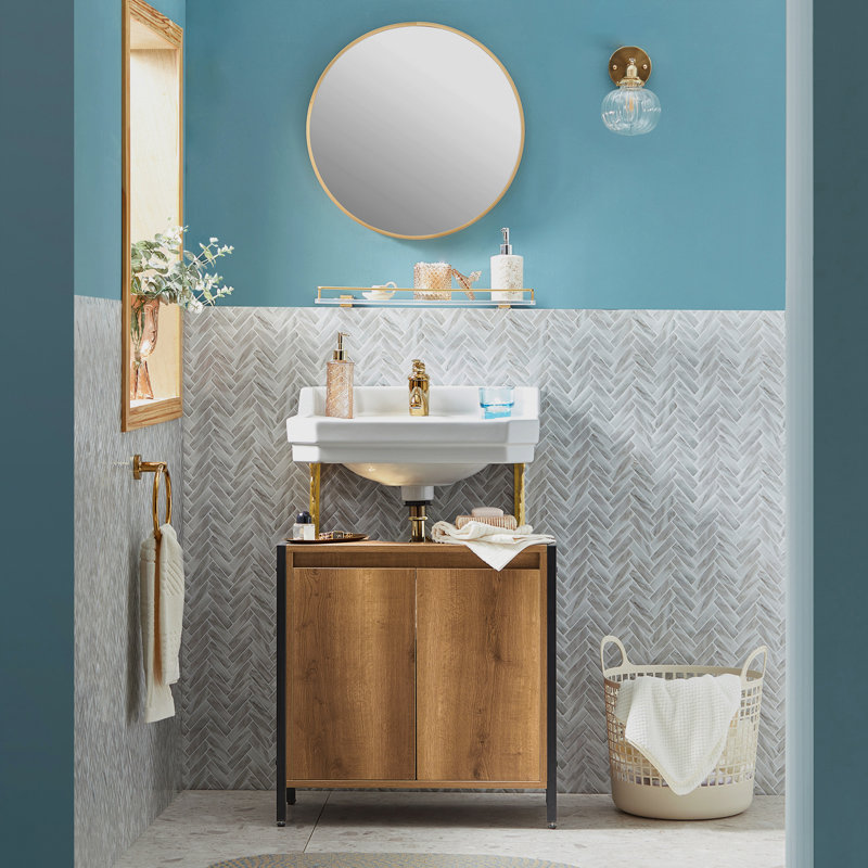 Brusly Bathroom Storage Cabinet