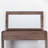 Nordic style clamshell black walnut dresser