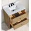 Meuble-lavabo Carolina 30 po en chêne lavé