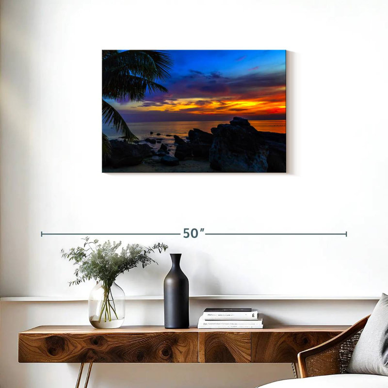 Gillard Caraïbes Gillard Sunset, H 20 po x l 30 po