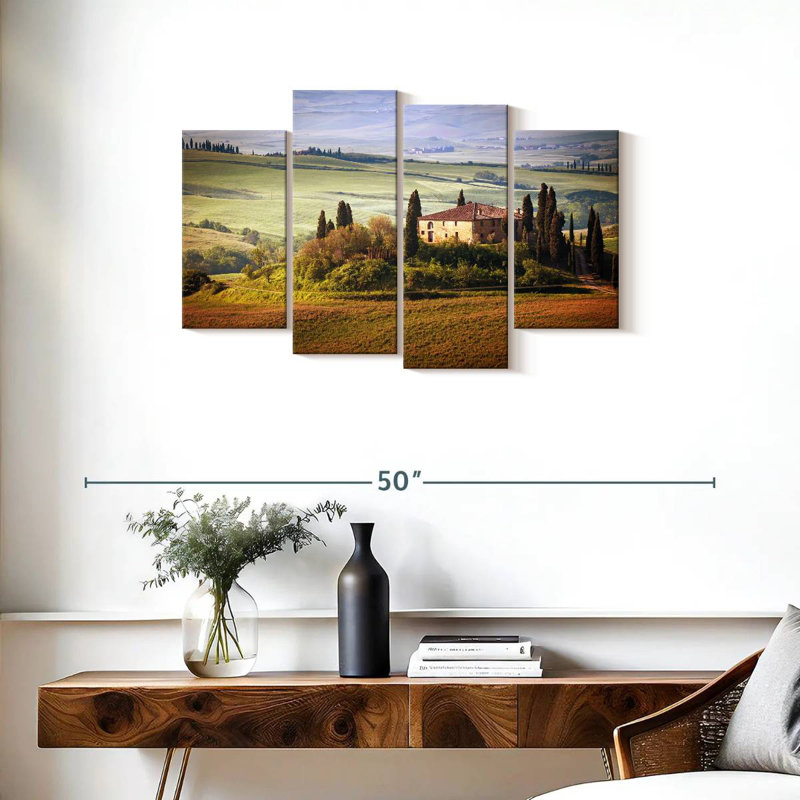Maison de campagne toscane, H 22 po x l 36 po