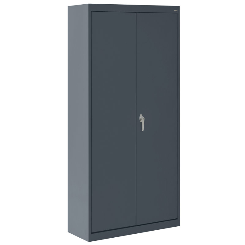 Armoire de rangement à 3 tablettes Value Line, Gris anthracite