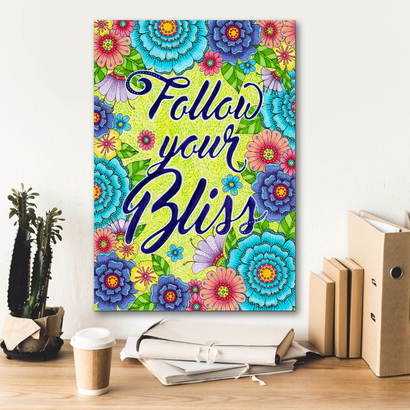 «Inspirational Quotes 15» par Hello Angel, art mural sur toile, H 26 po x l 18 po x P 0,75 po