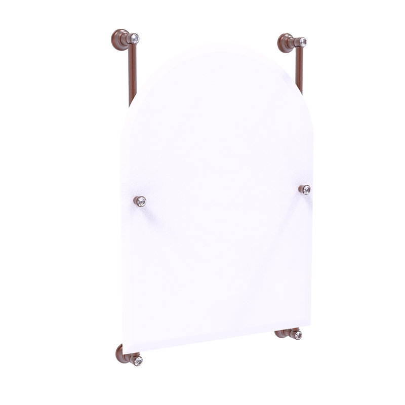 Miroir de meuble-lavabo biseauté sans cadre Gavin, Cuivre antique, 29 po x 21 po
