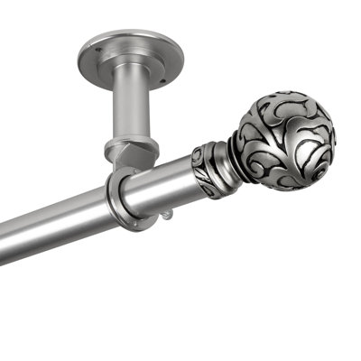 Tringle à rideaux simple réglable 1 po Addiel