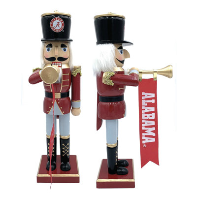 NCAA Alabama Crimson Tide 14 Bugler Nutcracker