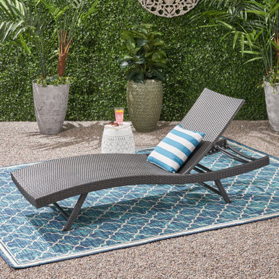 Alejah Outdoor Chaise Lounge