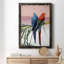 Palm Parrots - Peinture sur toile encadrée-109329973-109329981