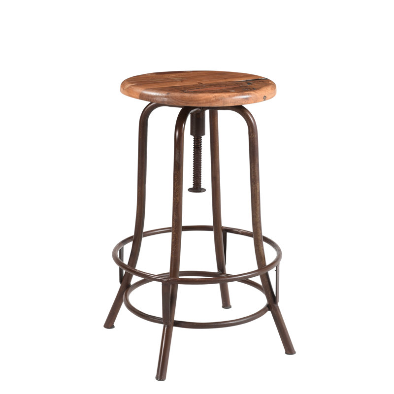 Solid Wood Round Stool, 22x22x29