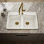 33" L x 22" W x 9-5/8" Top-Mount Double-Equal Kitchen Sink-19195760-14804280