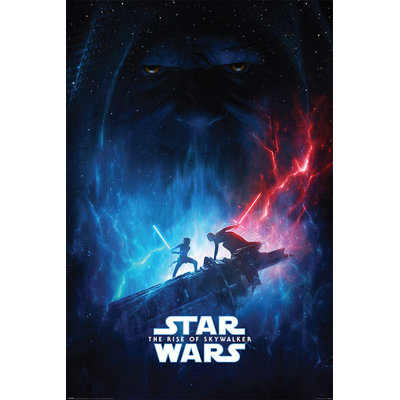  Officiellement sous licence Rise of Skywalker - affiche d'art Galactic Encounter - 24 x 36 po - reproduction décorative - papier affiche - prêt à encadrer