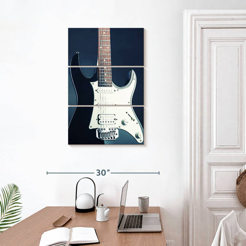 Abarca BW Modern Guitar, 32" H x 20" W