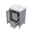 24" Bathroom Vanity Cabinet With Dual Drawers, A Door And An Adjustable Shelf-1192232373