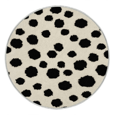 Washable Dalmatian Dogs Area Rug