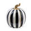 Courtly Stripe Glossy Large Pumpkin