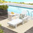 Altura 77.6" Long Outdoor All-Weather Poly Reclining Single Chaise-1714955494