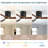 52" Flush Mount Ceiling Fan Wood Blades Ceiling Fan With Light With Remote Control
