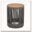 Outdoor Rattan rope & Acacia Wood Side Table-1299655607