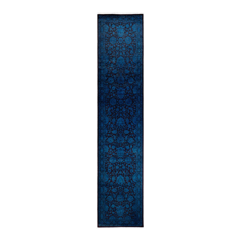 Fine Vibrance One-of-a-Kind 2' 6" X 12' 1" Hand Knotted Area Rug
