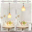 Priella 1 - Light Natural Drum Pendant