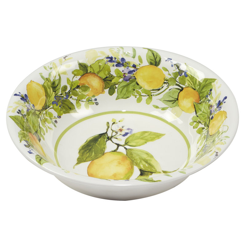 Lemon Zest  Set/6 All Purpose Bowl 7.5" X 2"