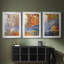 Cadmium Winter Solstice I - reproduction sur mesure encadrée de qualité supérieure - 3 pièces
