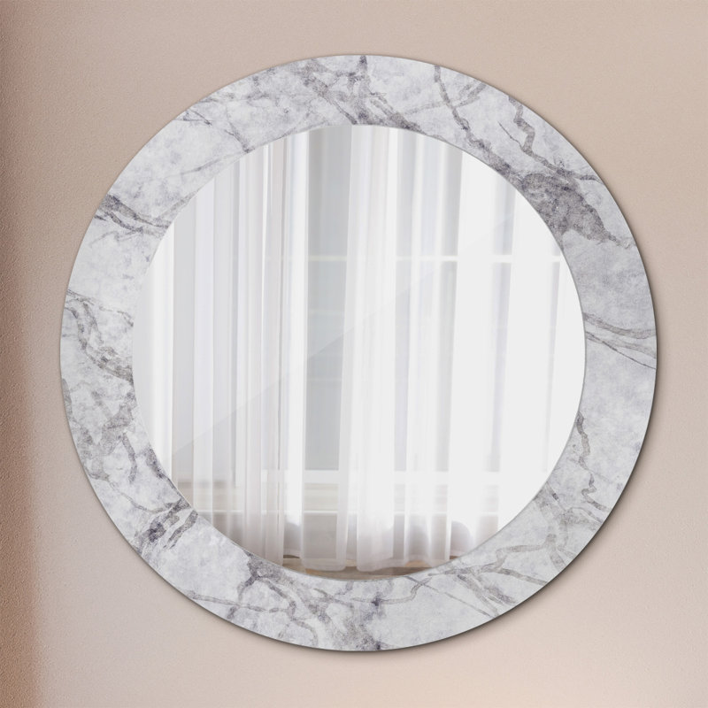 Huldar Glass Flat Wall Mirror, 60cm H x 60cm W