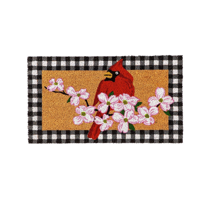 Tapis de porte d'extérieur antidérapant 28 po x 16 po Cardinal