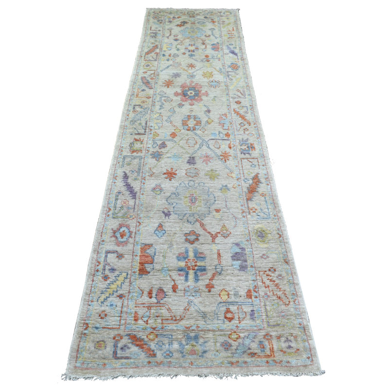 Tasi One-of-a-Kind 2'8" x 11'4" New Age Runner Wool Area Rug in