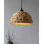 Lustre japonais en rotin de style Wabi-Sabi