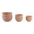 Set Of 3 Pottery And Clay Planters With Ribbed Design Crafted From Durable Earthenware Material For Decorative Functional Appeal In Versatile Rounded Silhouette Ideal For Indoor Or Outdoor Display-645520729