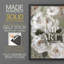 Whitese Blush Garden Framed Print - Solid Wood-1151132451-1151132452