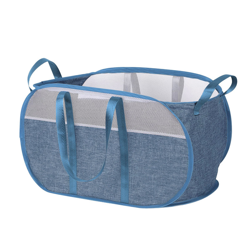 Folding Thickened Dirty Clothes Basket Cloth Household Dirty Clothes Basket Dirty Clothes Storage Basket Portable Laundry Basket
