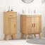Natural Wood Bathroom Cabinet
