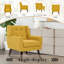 Jaqueze Upholstered Polyester Tufted Square Arm Accent chair-1875839036
