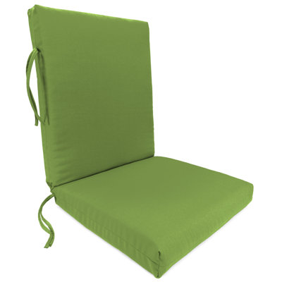 22" x 47" Outdoor Chair Cushion with Ties