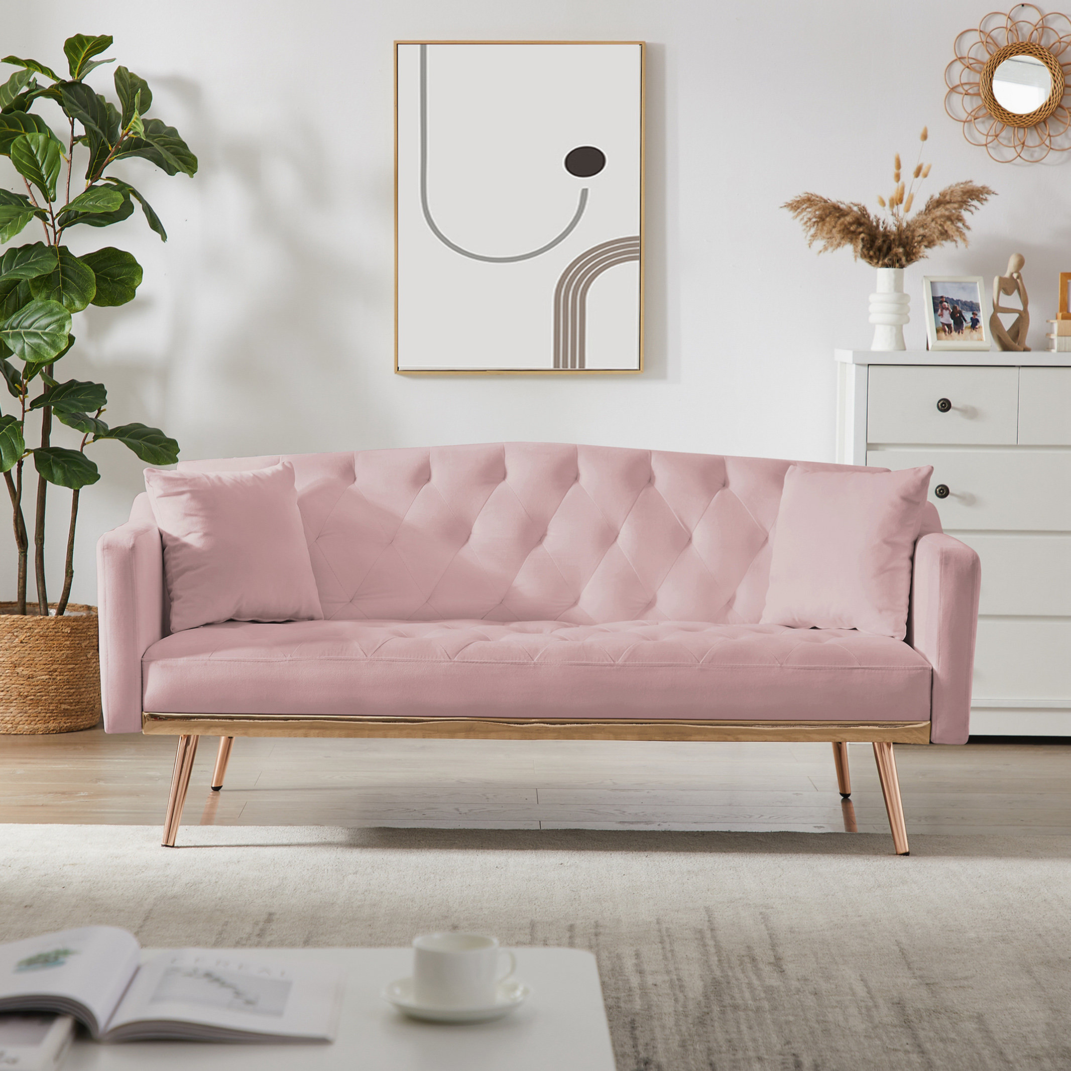 Blush sleeper store sofa