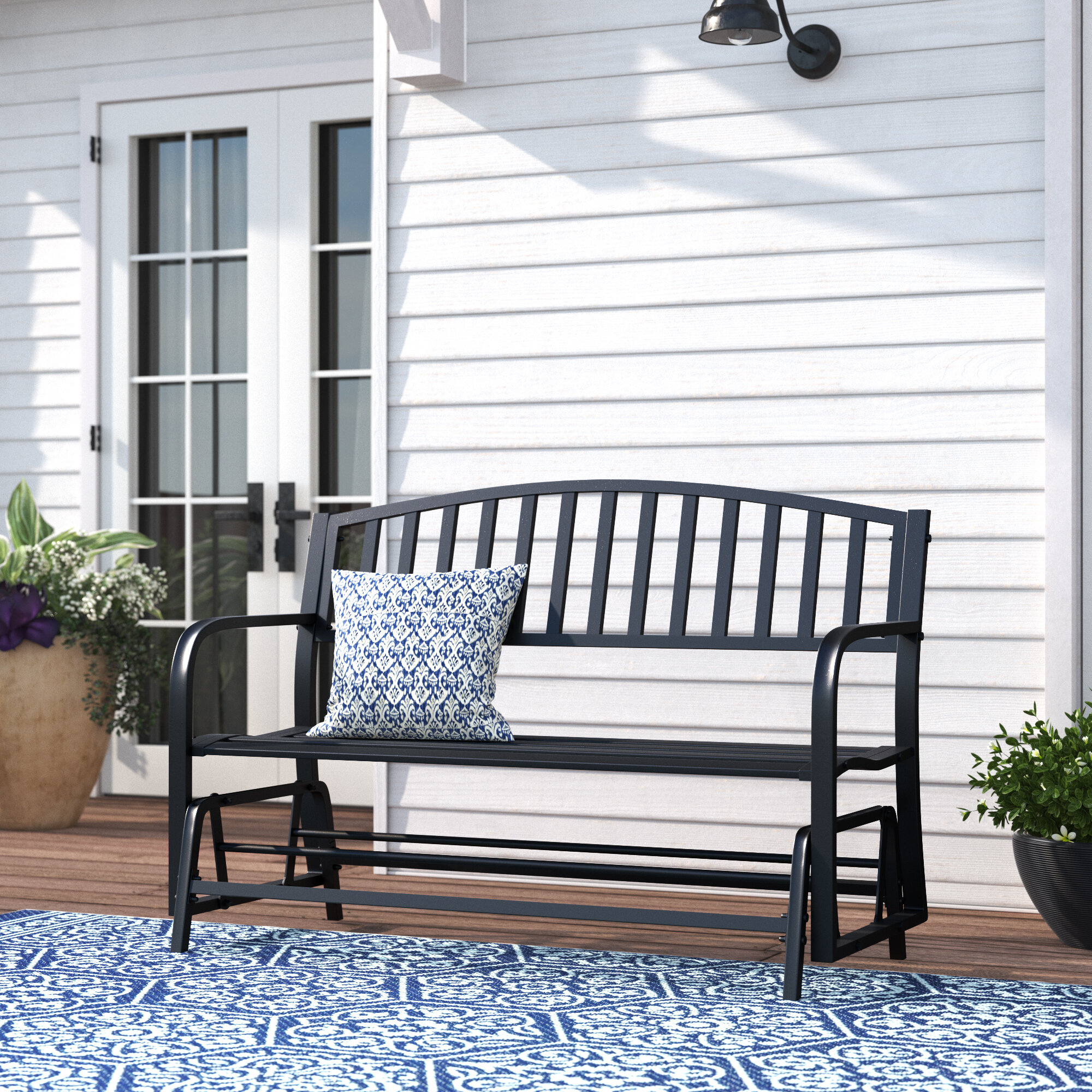 Glider swing for front porch hot sale