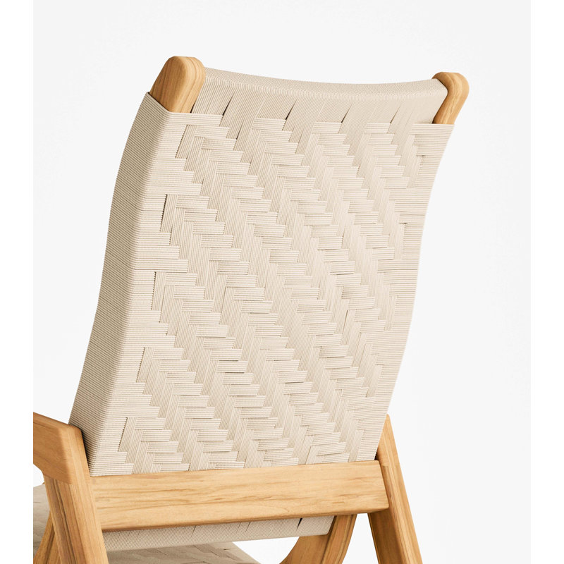 Chaise berçante Amador, Cordon de panier Naturaline, Naturel