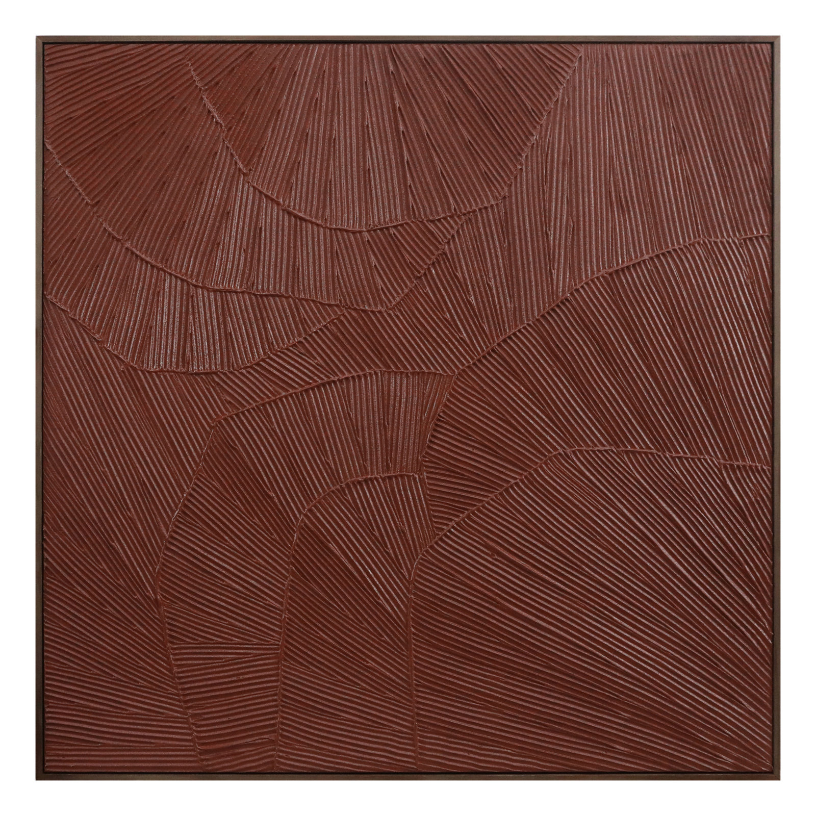 Framed Painting, Maroon