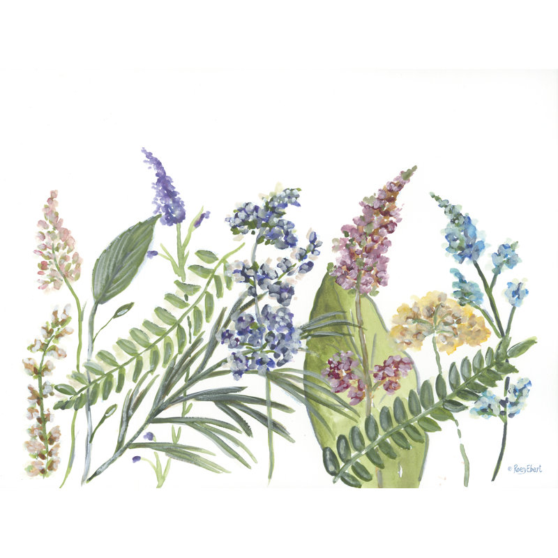 Fleurs sauvages sur toile par Roey Ebert, H 8 po x l 12 po x P 1,25 po