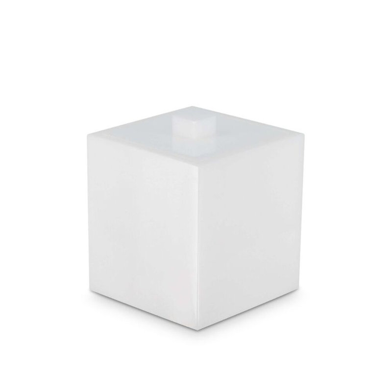 Bathroom Storage Container, White