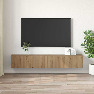 TV Cabinet 3 Pcs 60 X 30 X 30 Cm Engineered Wood