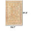 Tapis traditionnel rétro pêche / crème