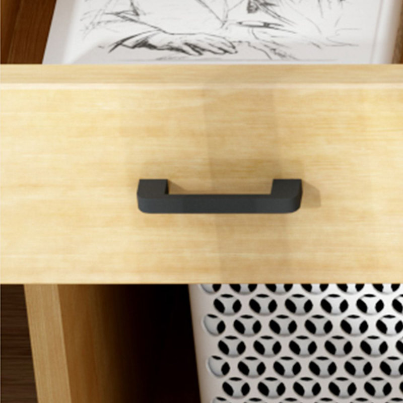 Bureaux rectangulaires en bois massif avec 1 tiroir, Orienté à gauche (vu de face), H 29,53 po x l 70,87 po x P 31,5 po