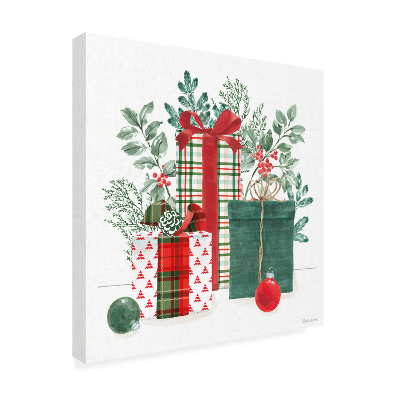  Beth Beth Classic Christmas II, art mural sur toile, H 14 po x l 14 po